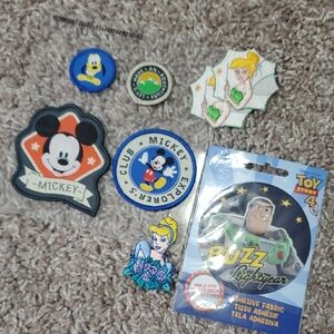 Disney Character Patch Set - Black, Blue, Green, Yellow